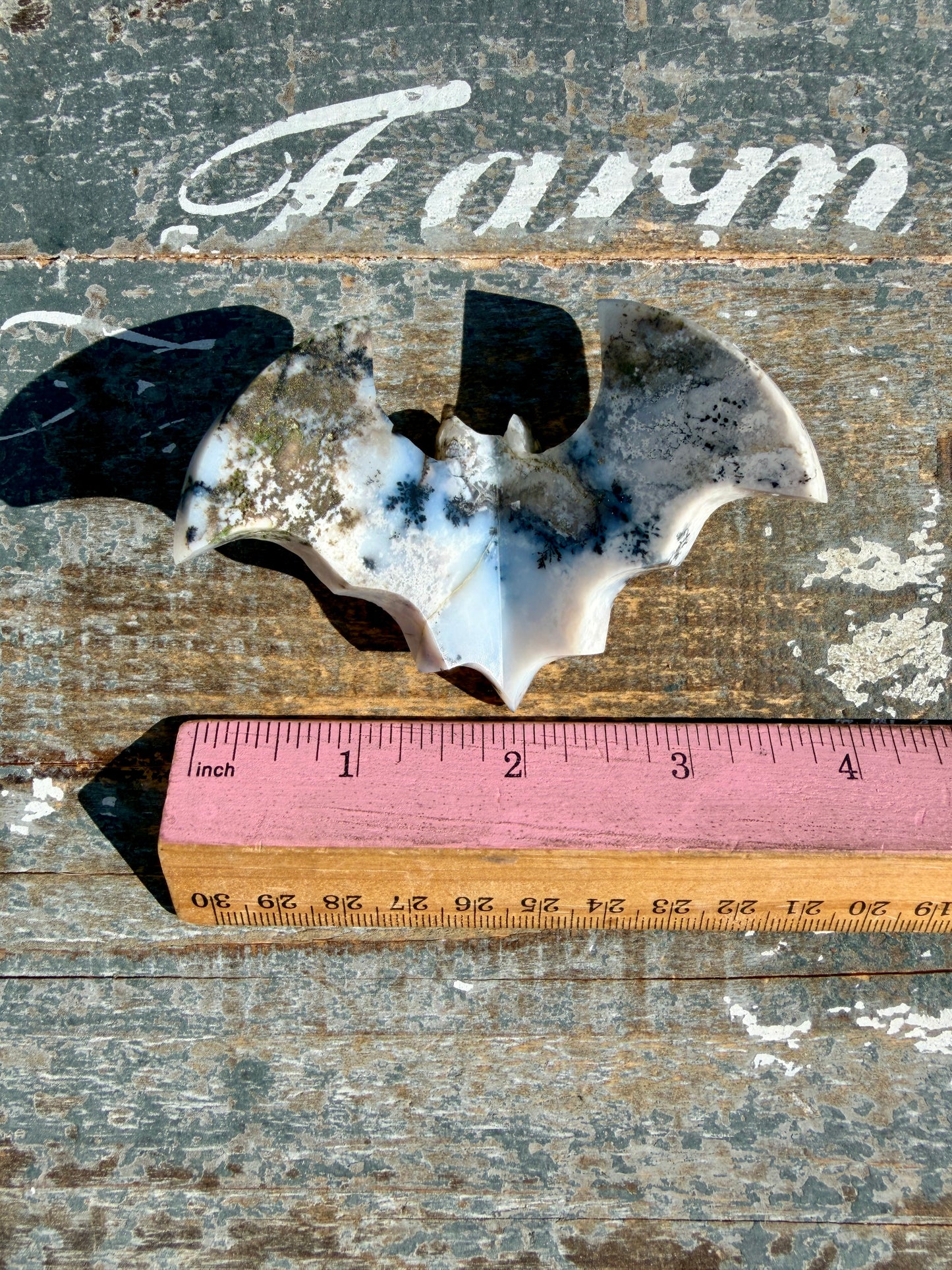 Gorgeous Dendritic Opal Bat | Opt V