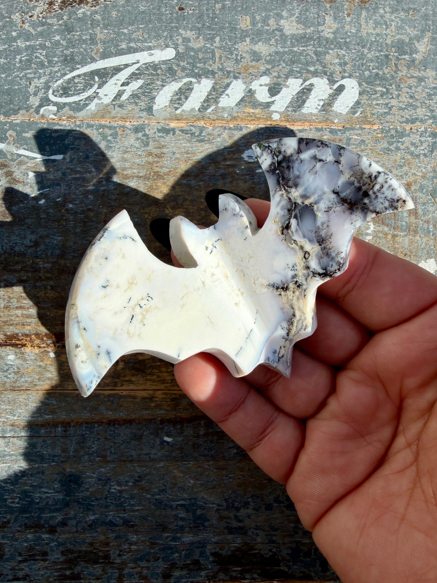 Gorgeous Dendritic Opal Bat | Opt U
