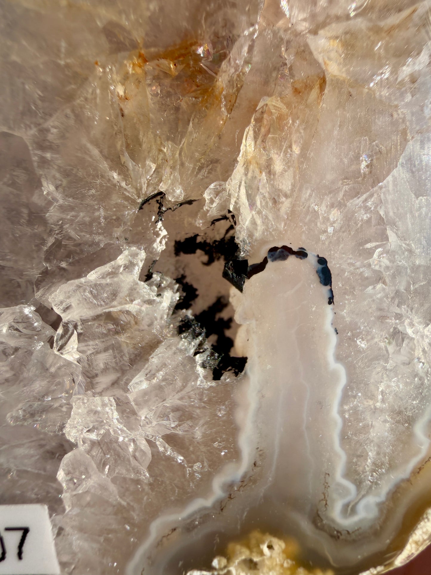 Gorgeous Scenic Moss Agate Freeform with Lavender Druzy | Indonesia | Opt 14