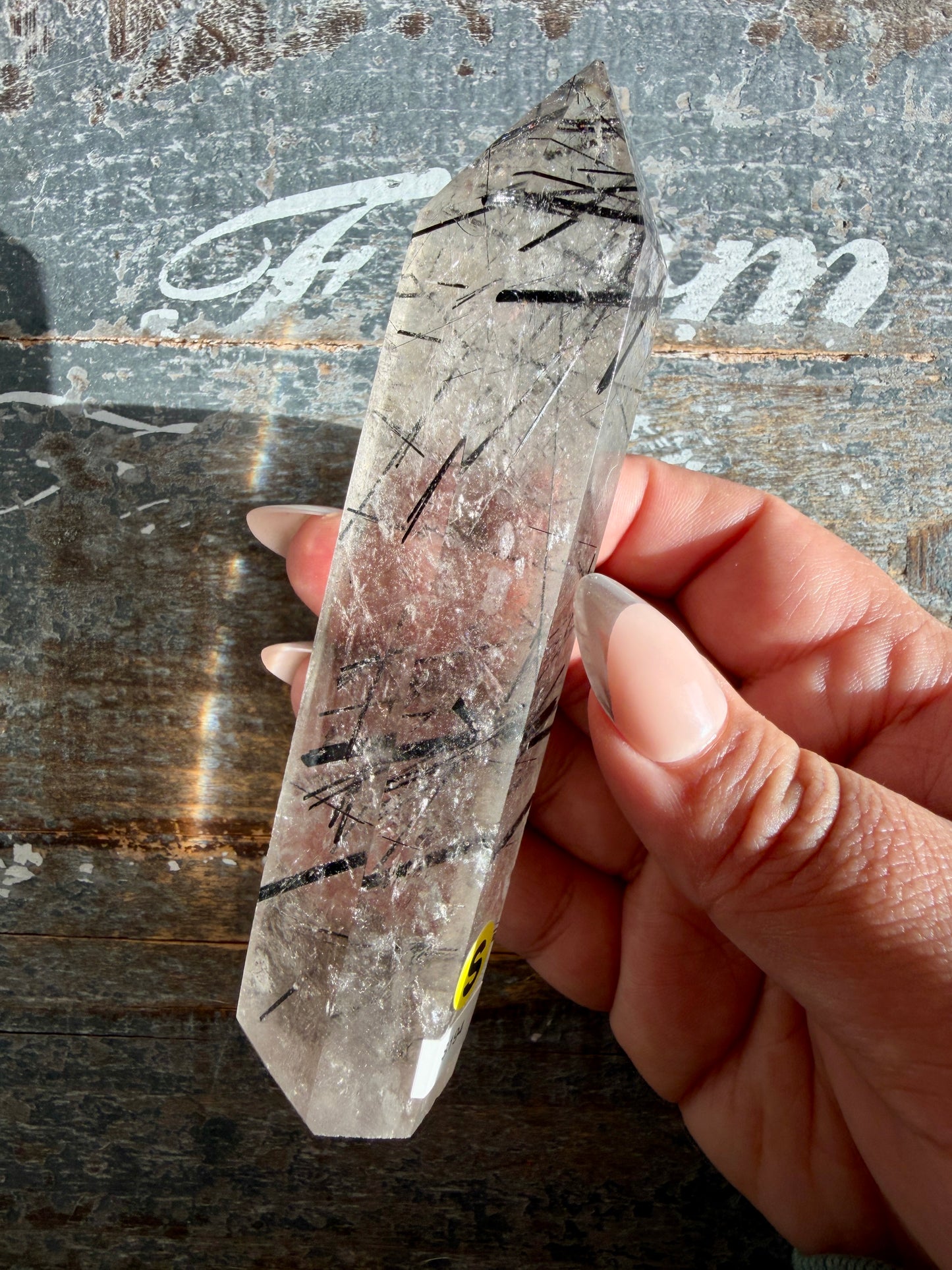 Gorgeous High Grade Tourmaline in Quartz Tower | Opt S
