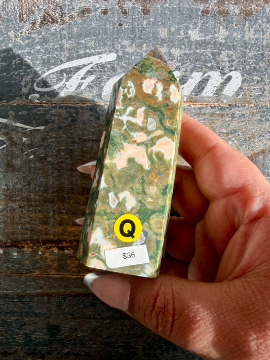 Gorgeous Rainforest Jasper Tower | Opt Q