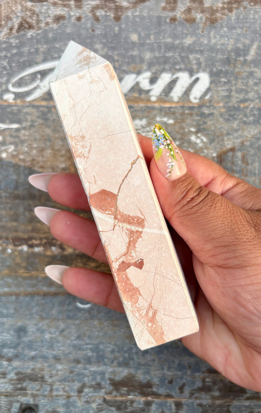 Gorgeous Unicorn Jasper Tower from India | D