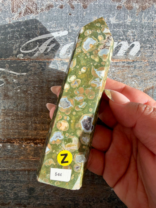 Gorgeous Rainforest Jasper Tower | Opt Z