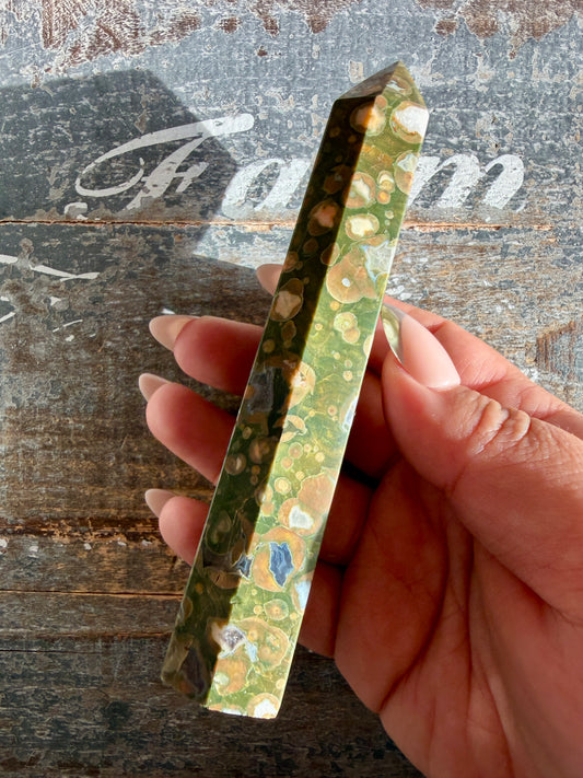 Gorgeous Rainforest Jasper Tower | Opt Z