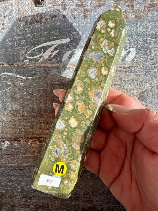 Gorgeous Rainforest Jasper Tower | Opt M