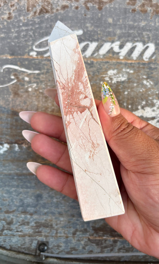Gorgeous Unicorn Jasper Tower from India | E