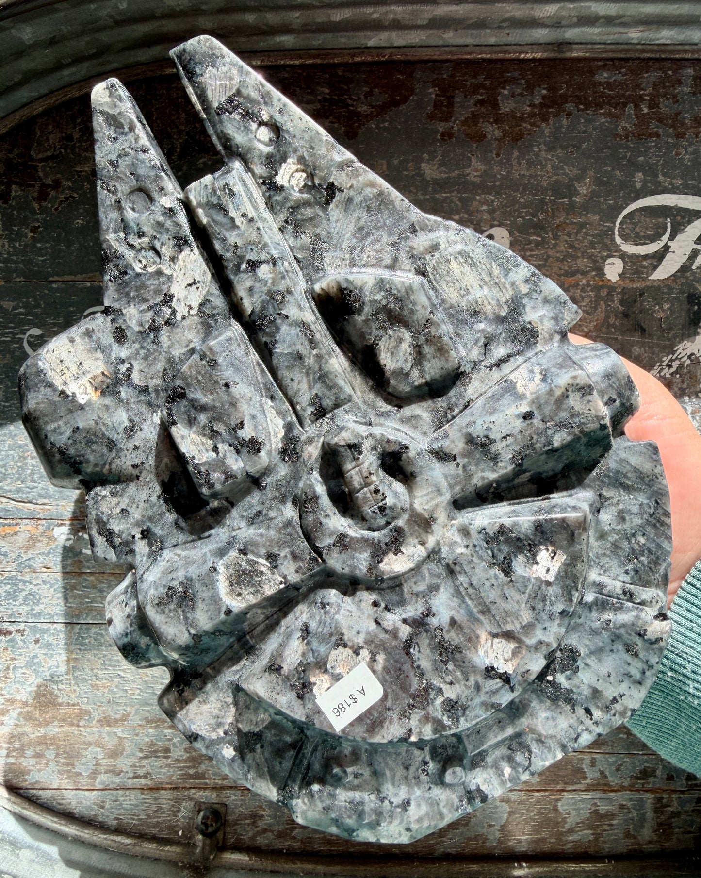 Larvikite Millennium Falcon | Opt A