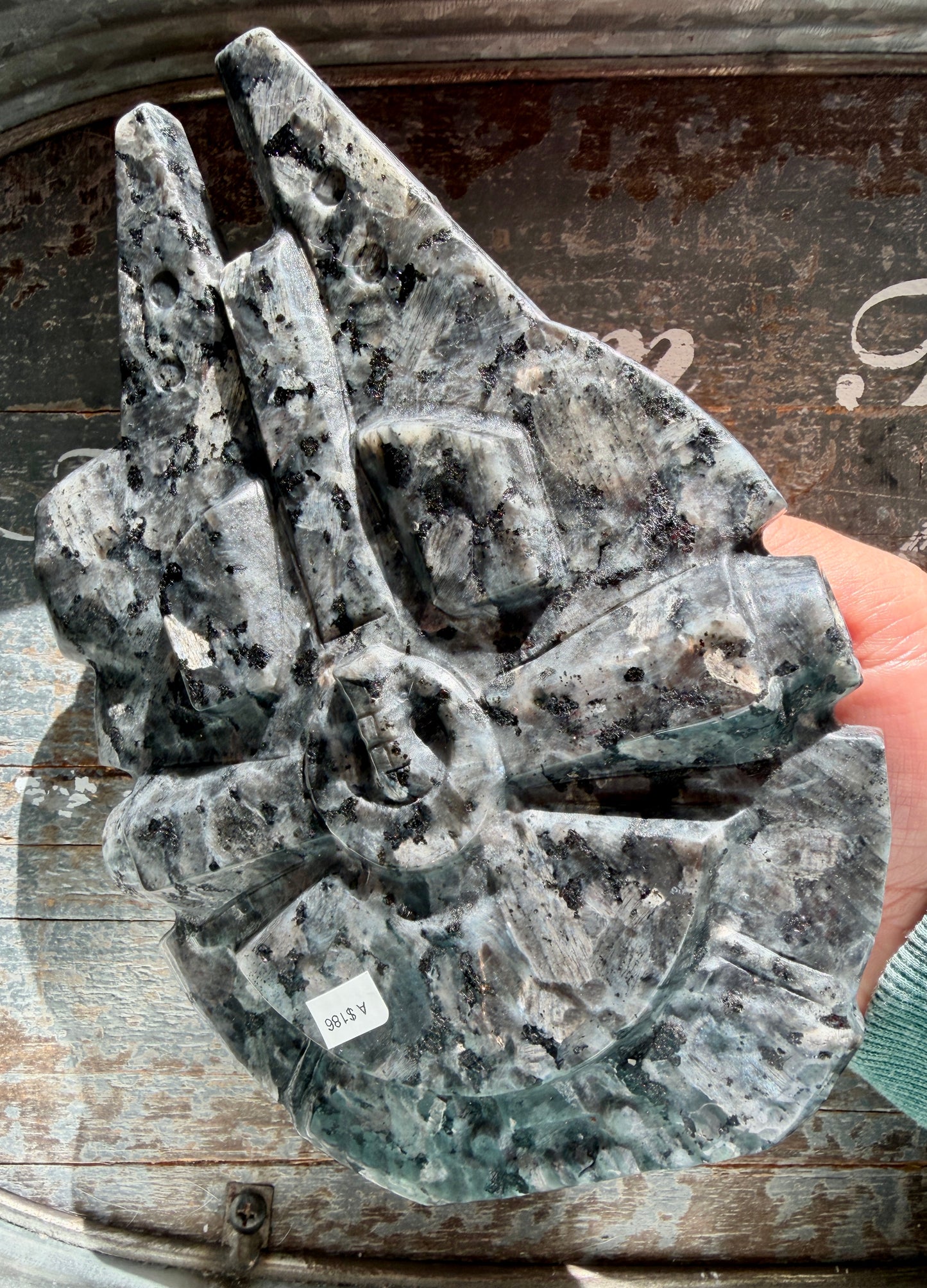 Larvikite Millennium Falcon | Opt A