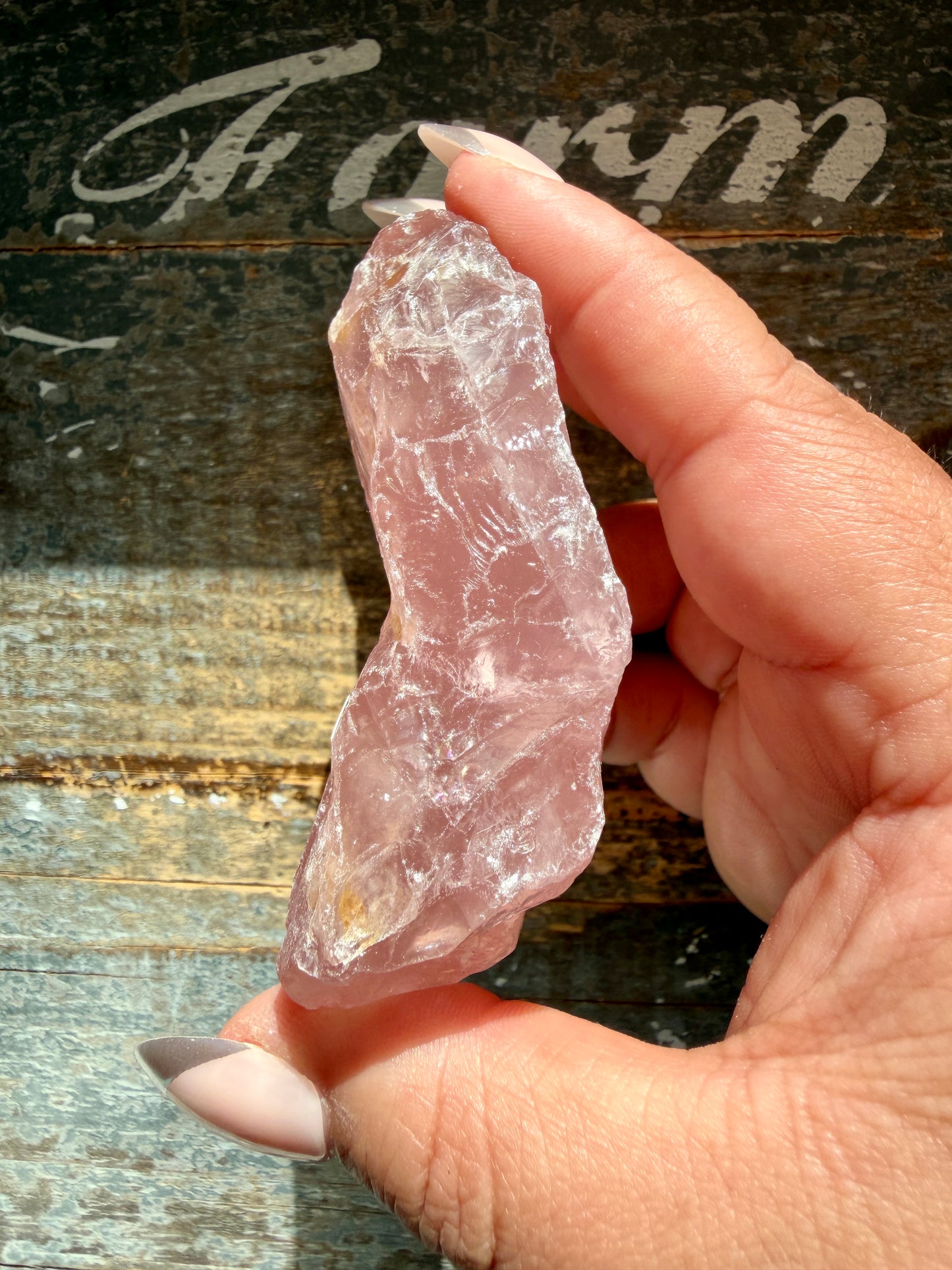 Gorgeous Dark Rose Quartz from Africa | Opt D