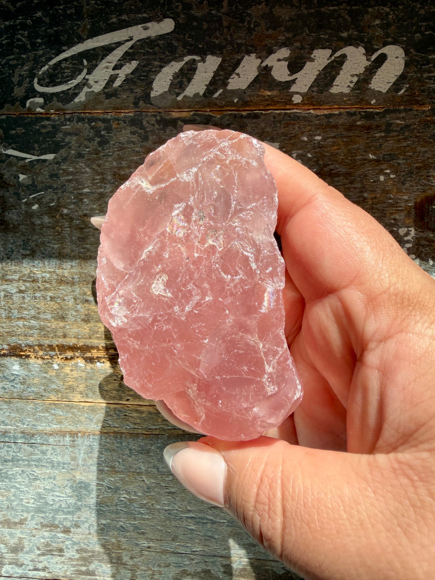 Gorgeous Dark Rose Quartz from Africa | Opt D