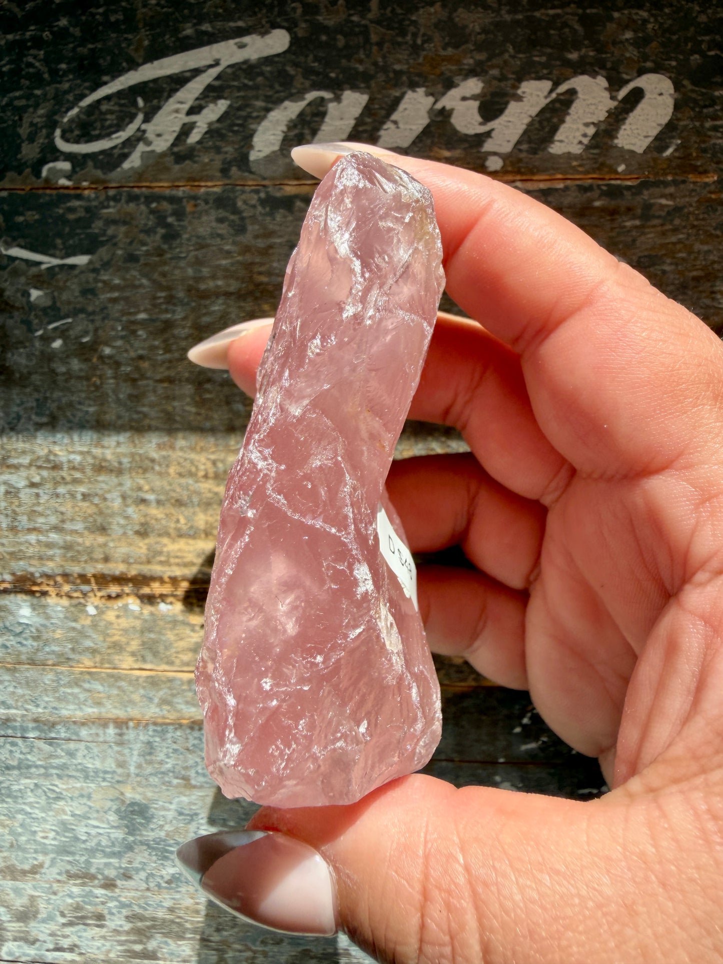 Gorgeous Dark Rose Quartz from Africa | Opt D