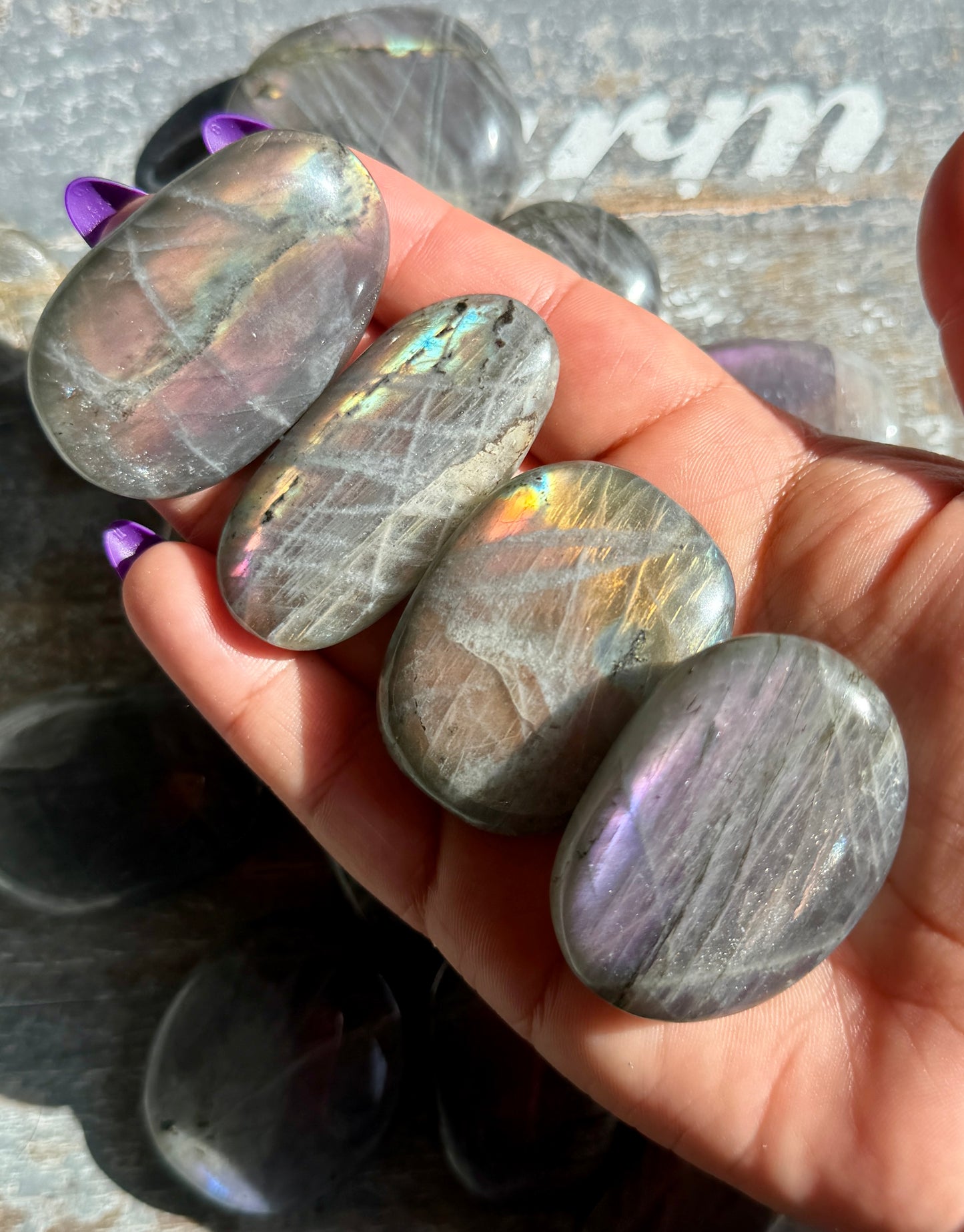 One (1) Large Labradorite Tumble  | Intuitively Chosen