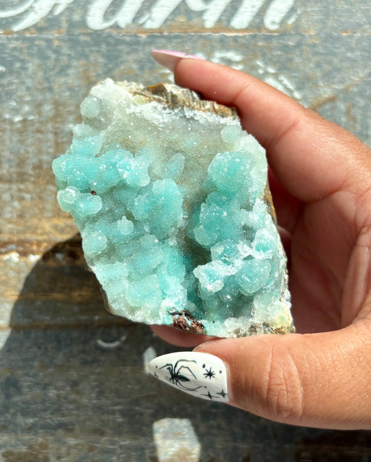 Gorgeous *RARE* Druzy Chrysocolla from Peru