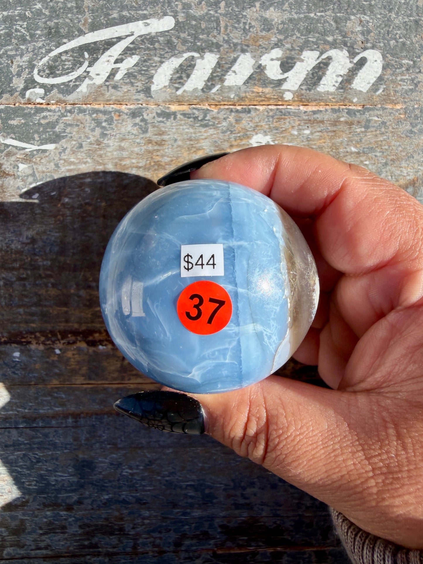 Gorgeous Blue Opal Sphere | India | Opt 37