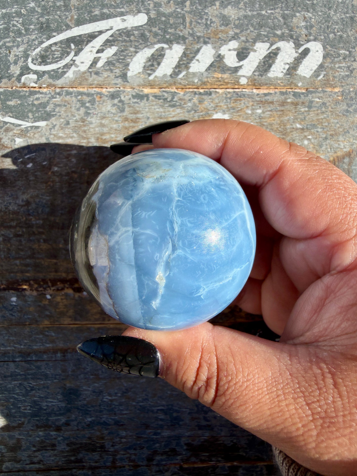 Gorgeous Blue Opal Sphere | India | Opt 37
