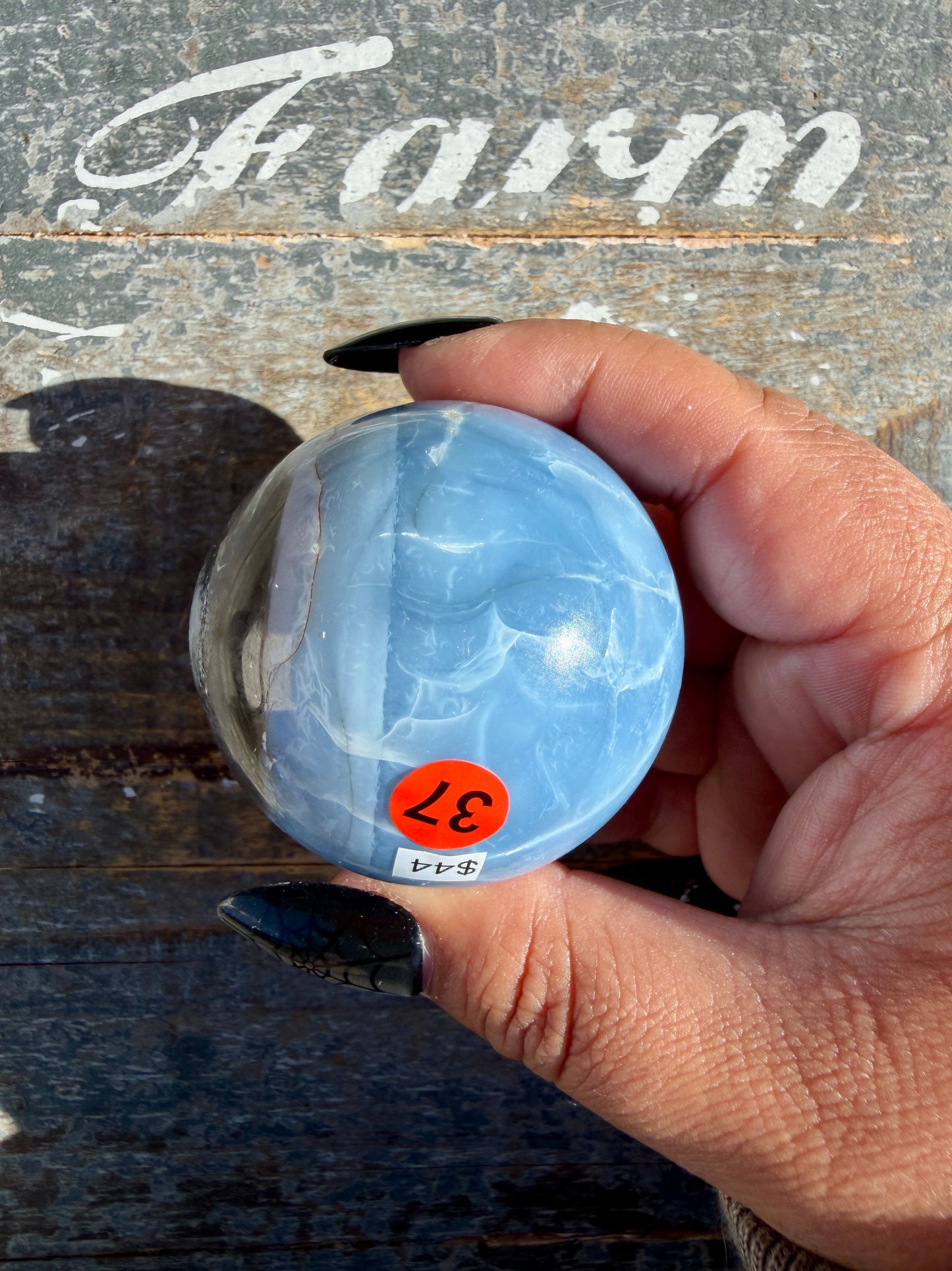 Gorgeous Blue Opal Sphere | India | Opt 37