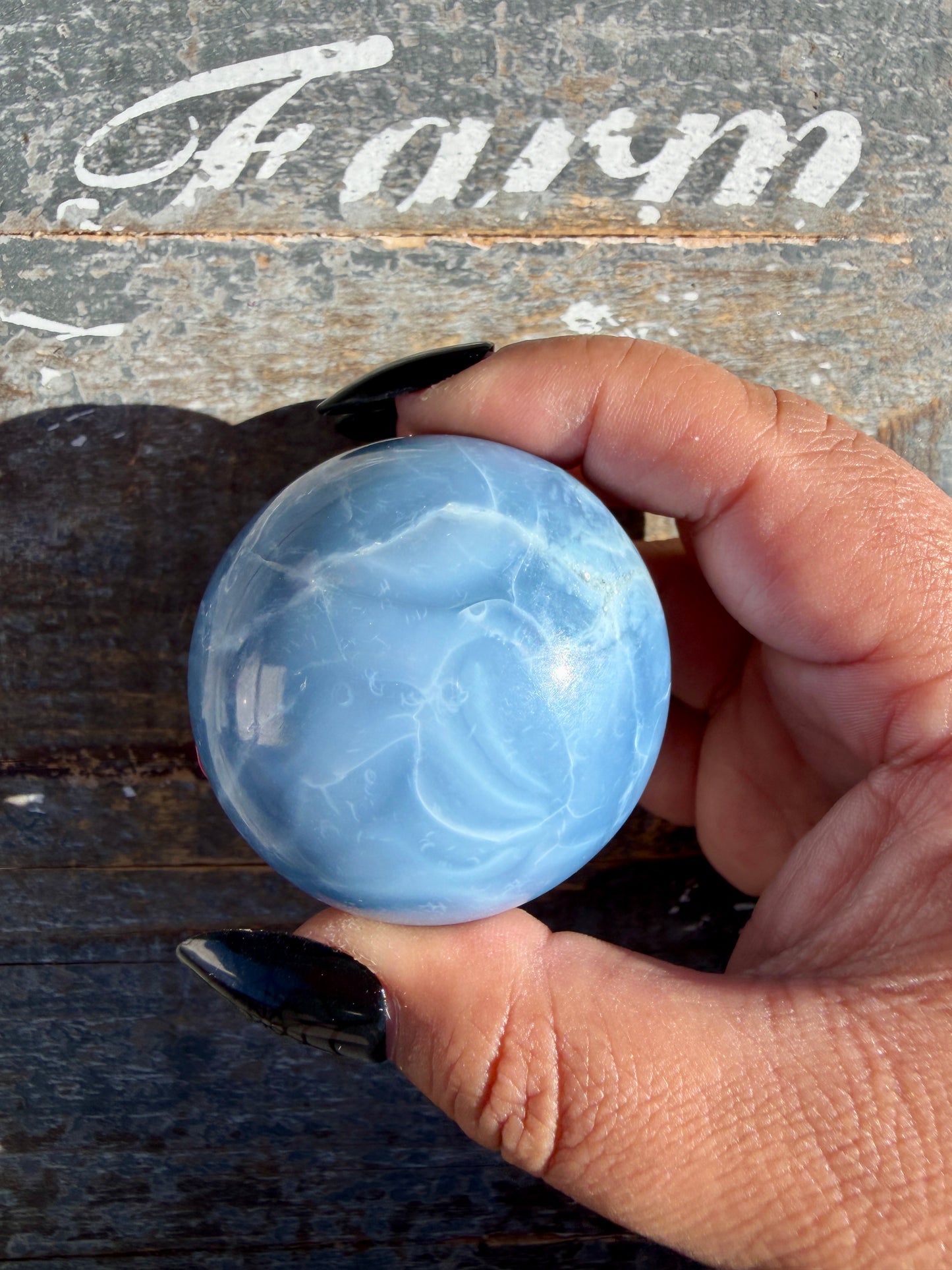 Gorgeous Blue Opal Sphere | India | Opt 37
