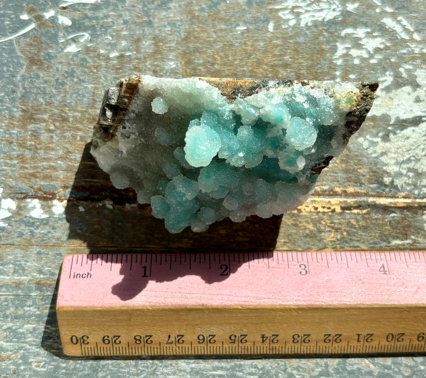 Gorgeous *RARE* Druzy Chrysocolla from Peru