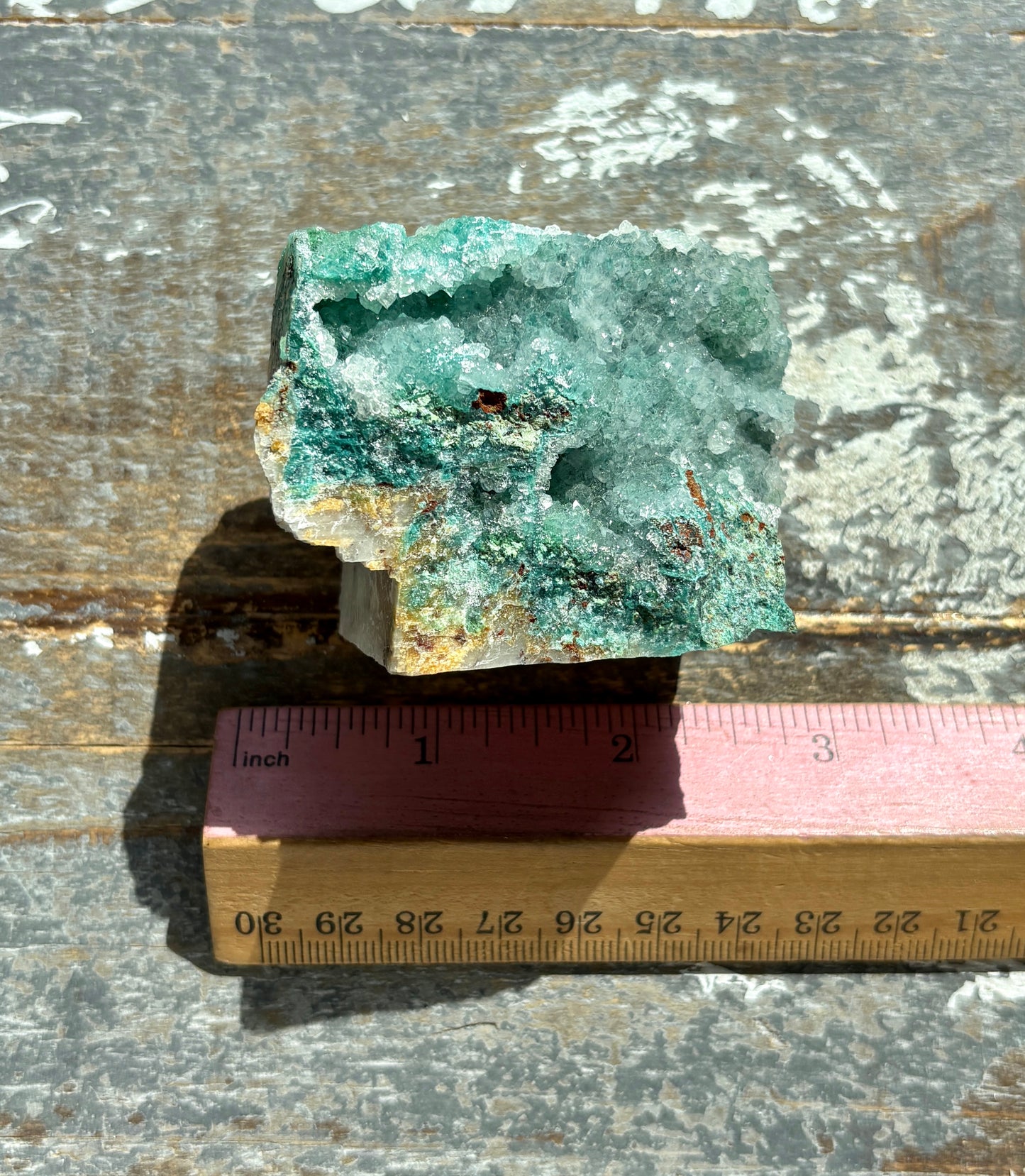 Gorgeous *RARE* Druzy Chrysocolla from Peru