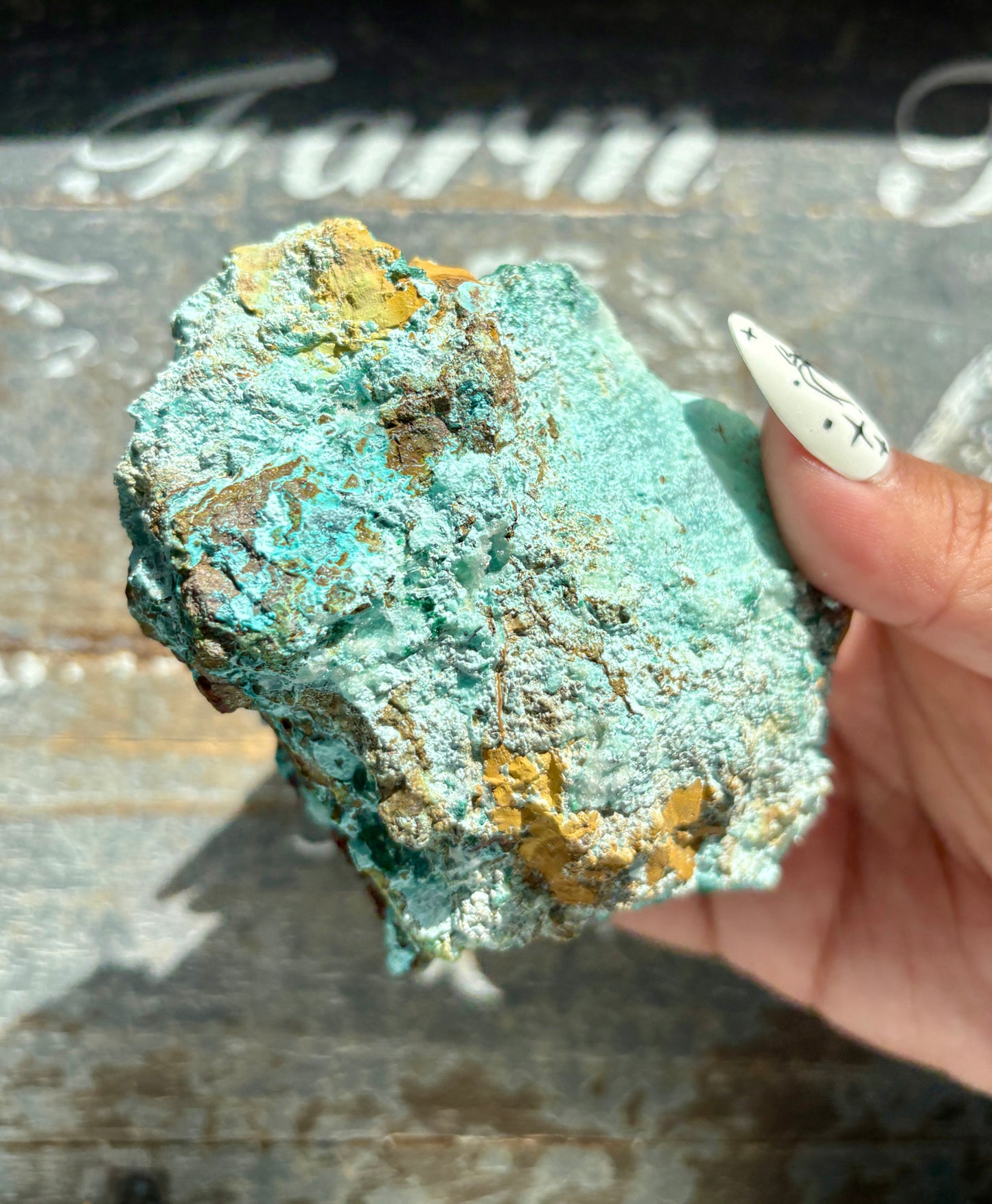 Gorgeous *RARE* Druzy Chrysocolla from Peru