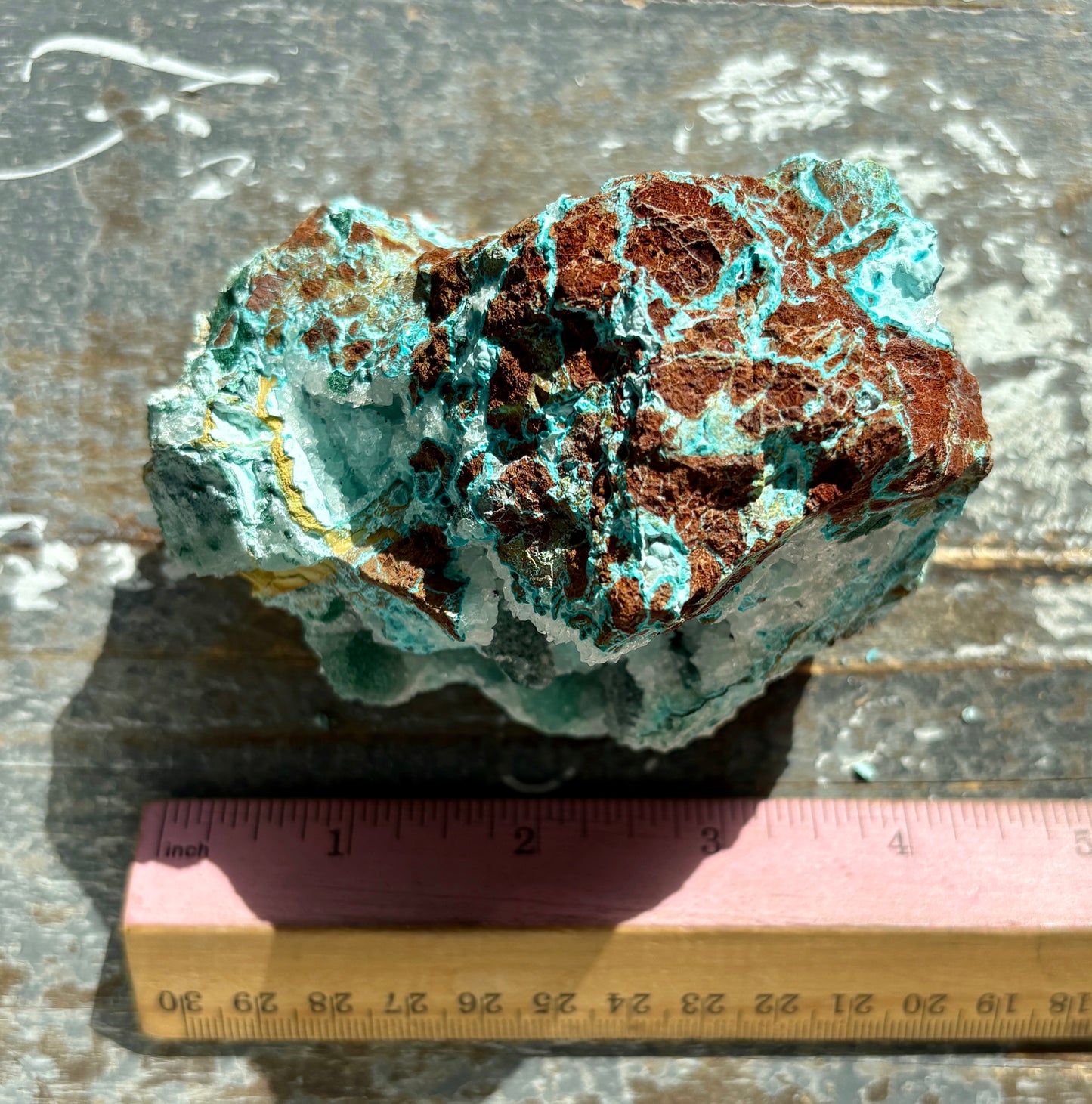 Gorgeous *RARE* Druzy Chrysocolla from Peru