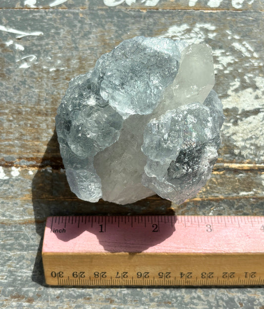 Gorgeous *RARE* Blue Fluorite and Quartz from Peru