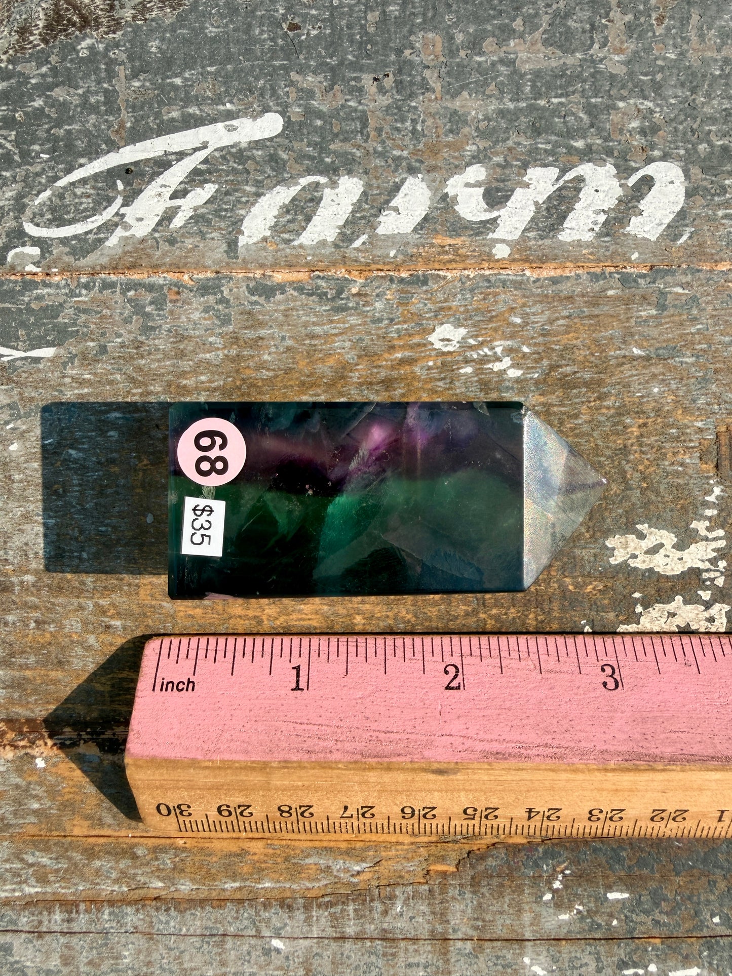 Gorgeous Rainbow Fluorite Tower | Opt 68