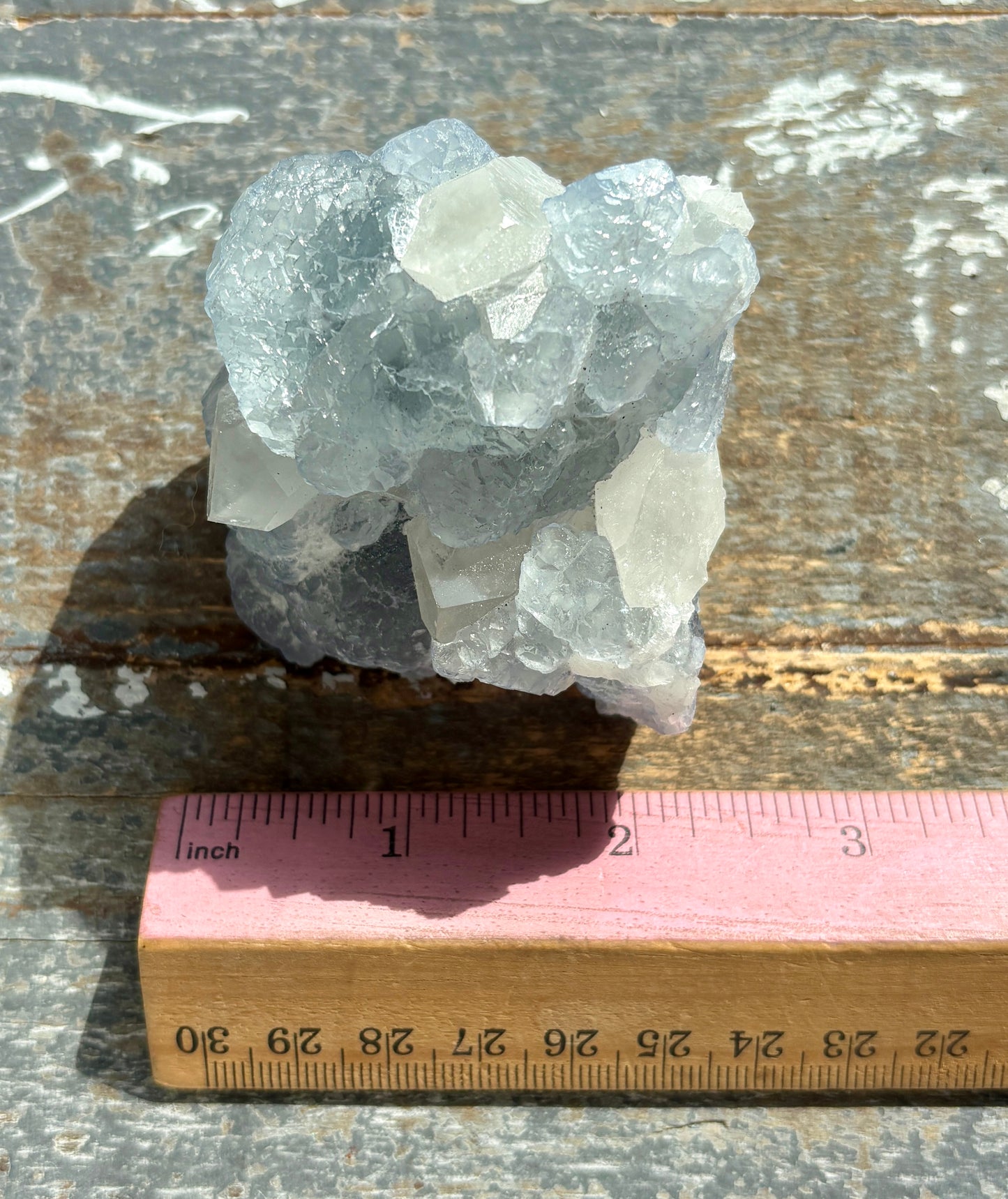 Gorgeous *RARE* Blue Fluorite and Quartz from Peru