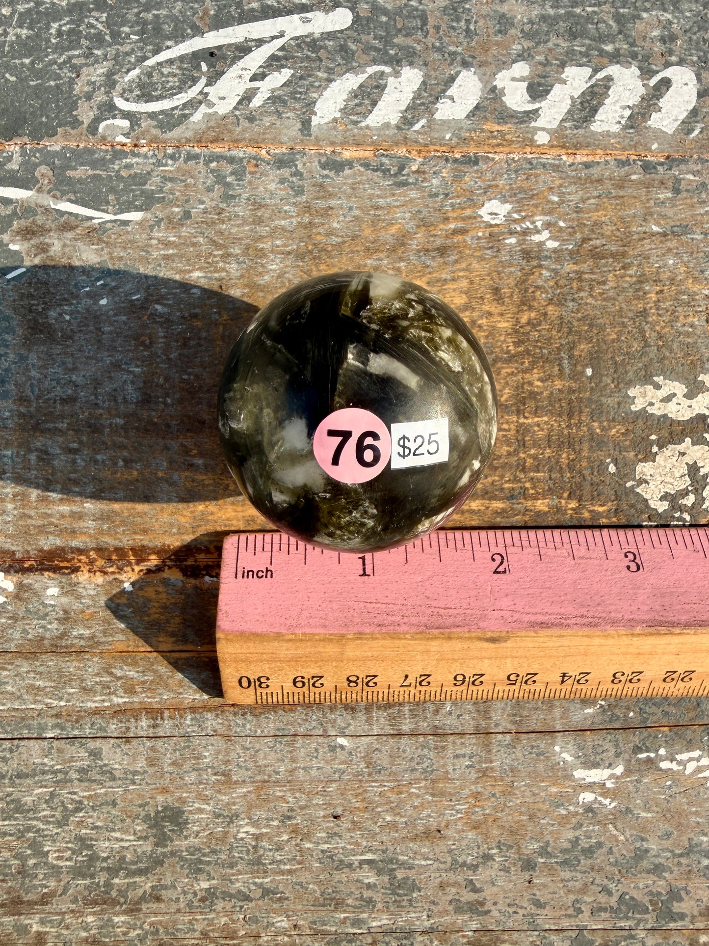 Gorgeous Green Tourmaline & Mica Sphere | Opt 76