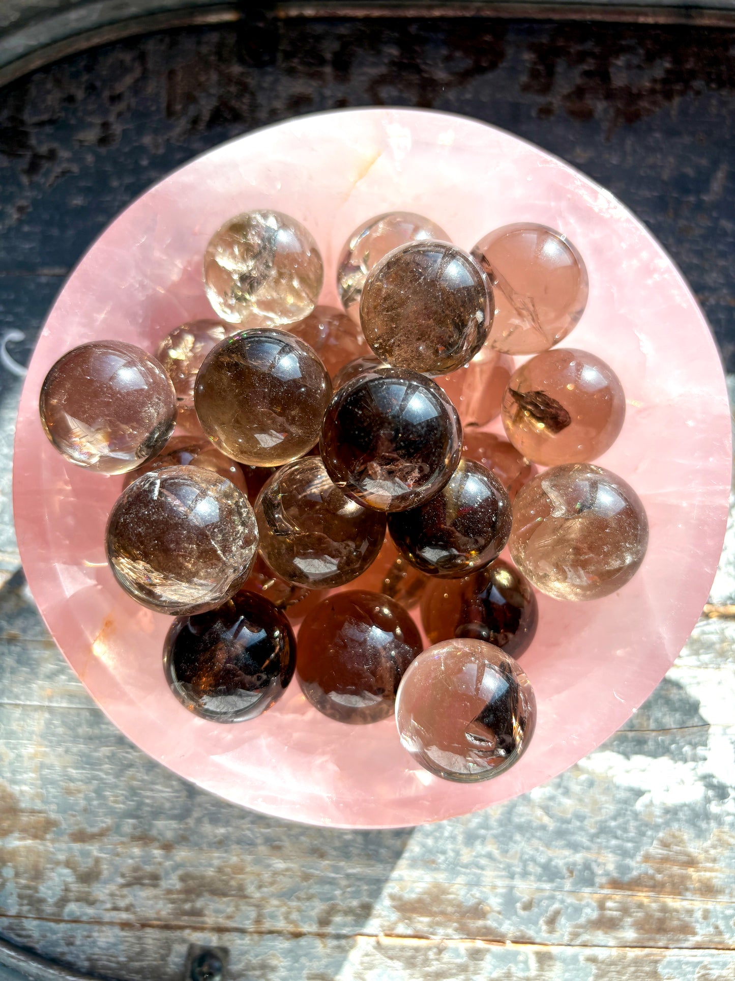 One (1) Gorgeous Smokey Quartz Mini Sphere from Brazil