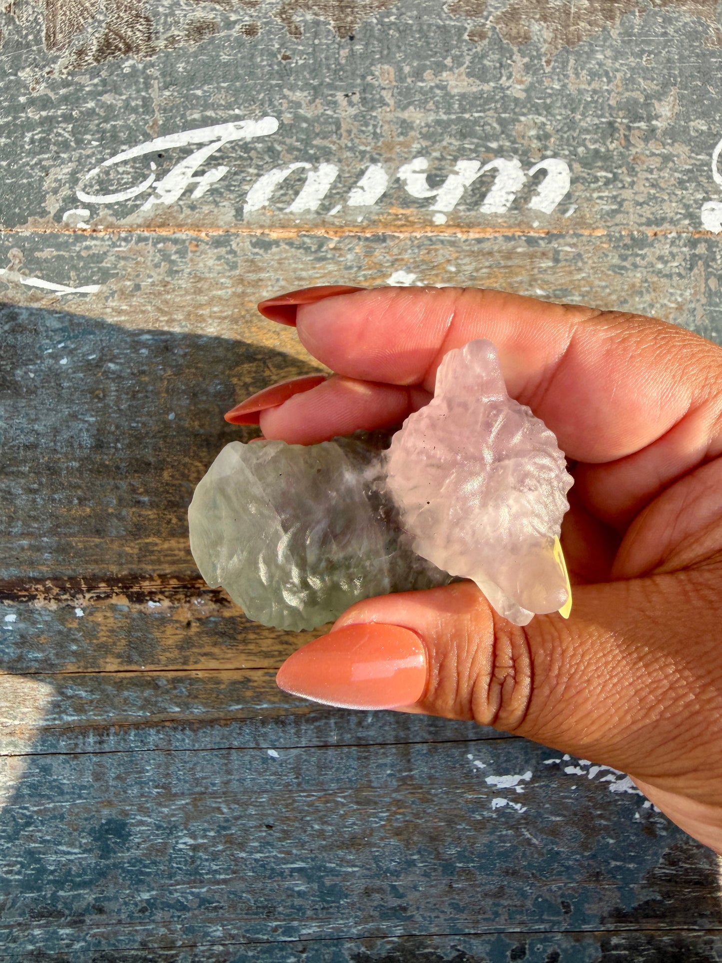 Adorable Lavender Fluorite Highland Cow | Opt S