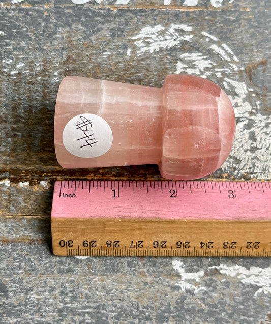 Gorgeous Rose Calcite Mushroom from Pakistan