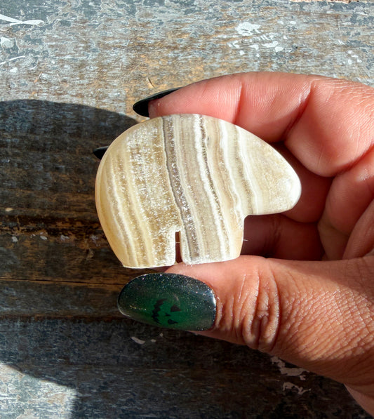 Gorgeous Bumblebee Calcite Bear from Mexico | Opt D