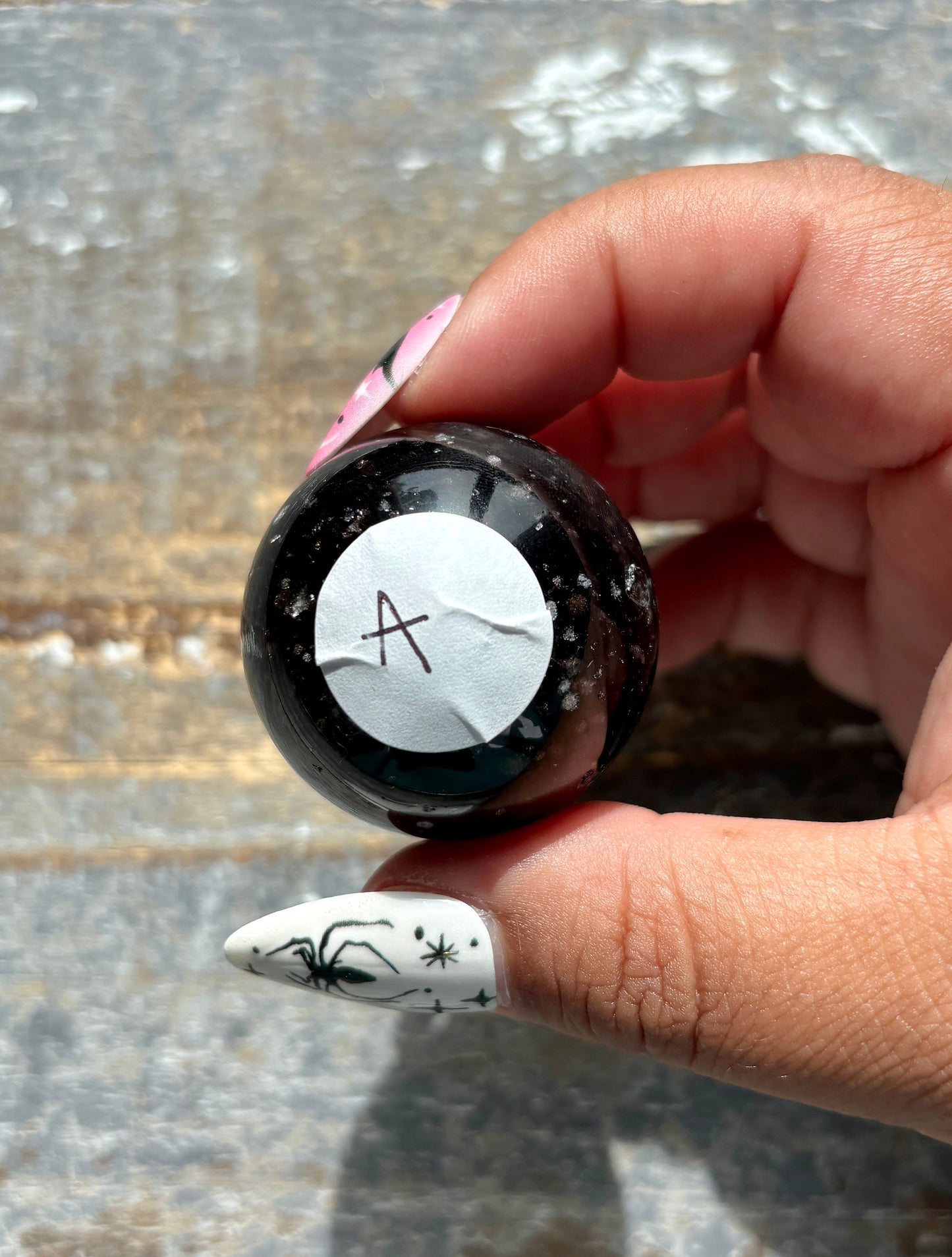 Gorgeous Galaxy Obsidian Mini Sphere from Mexico | A