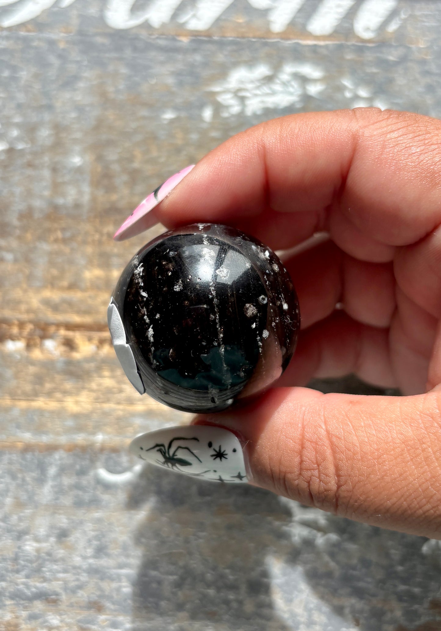 Gorgeous Galaxy Obsidian Mini Sphere from Mexico | C