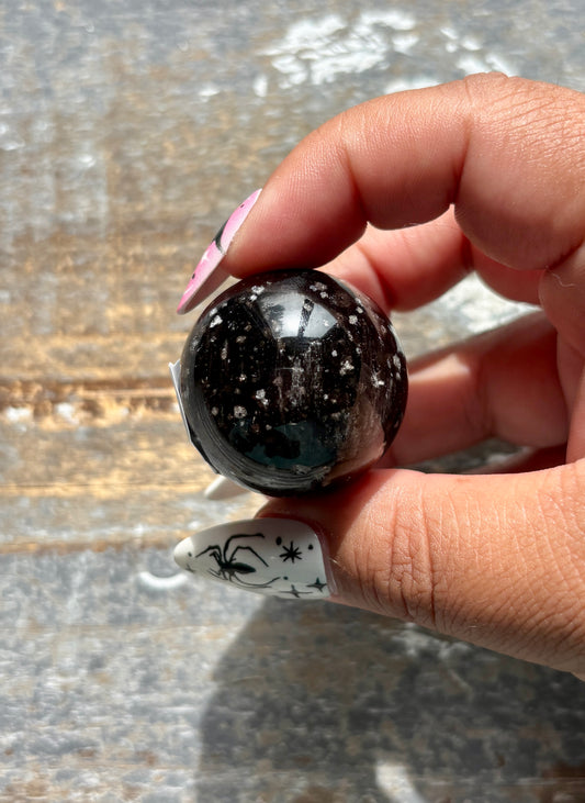 Gorgeous Galaxy Obsidian Mini Sphere from Mexico | E