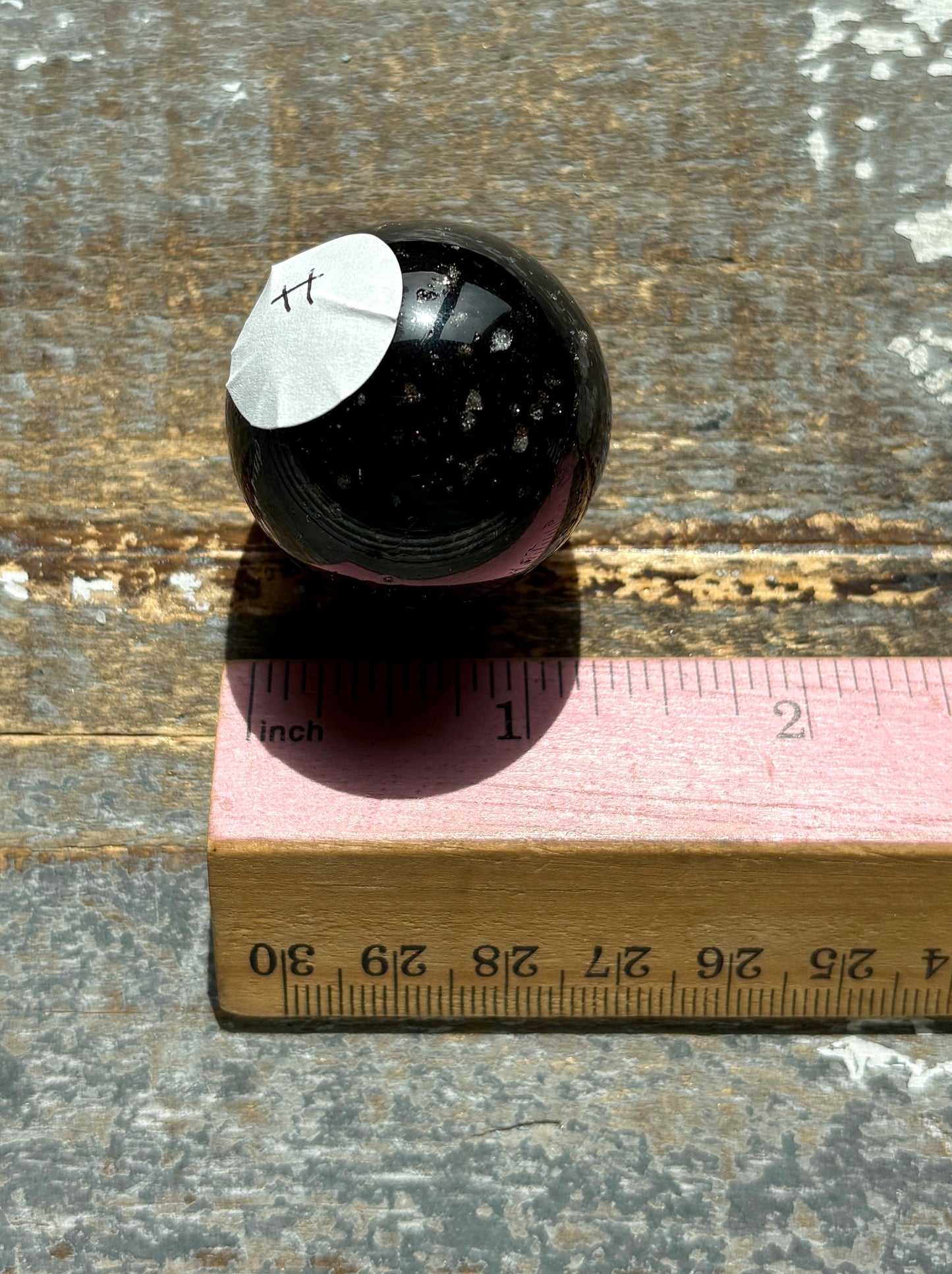 Gorgeous Galaxy Obsidian Mini Sphere from Mexico | F