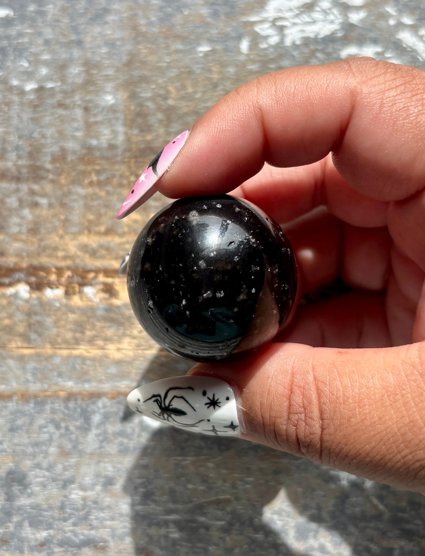 Gorgeous Galaxy Obsidian Mini Sphere from Mexico | H