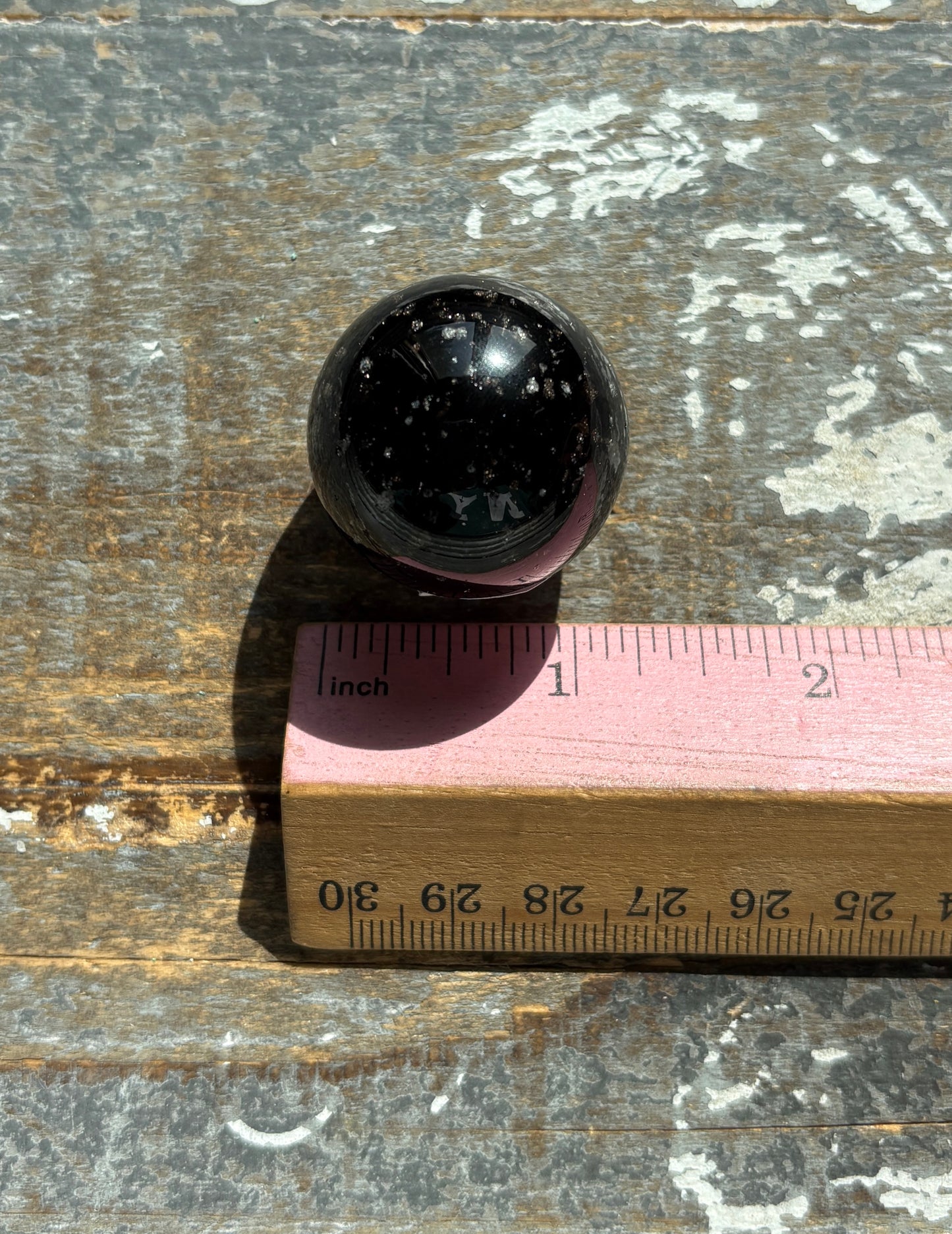 Gorgeous Galaxy Obsidian Mini Sphere from Mexico | K