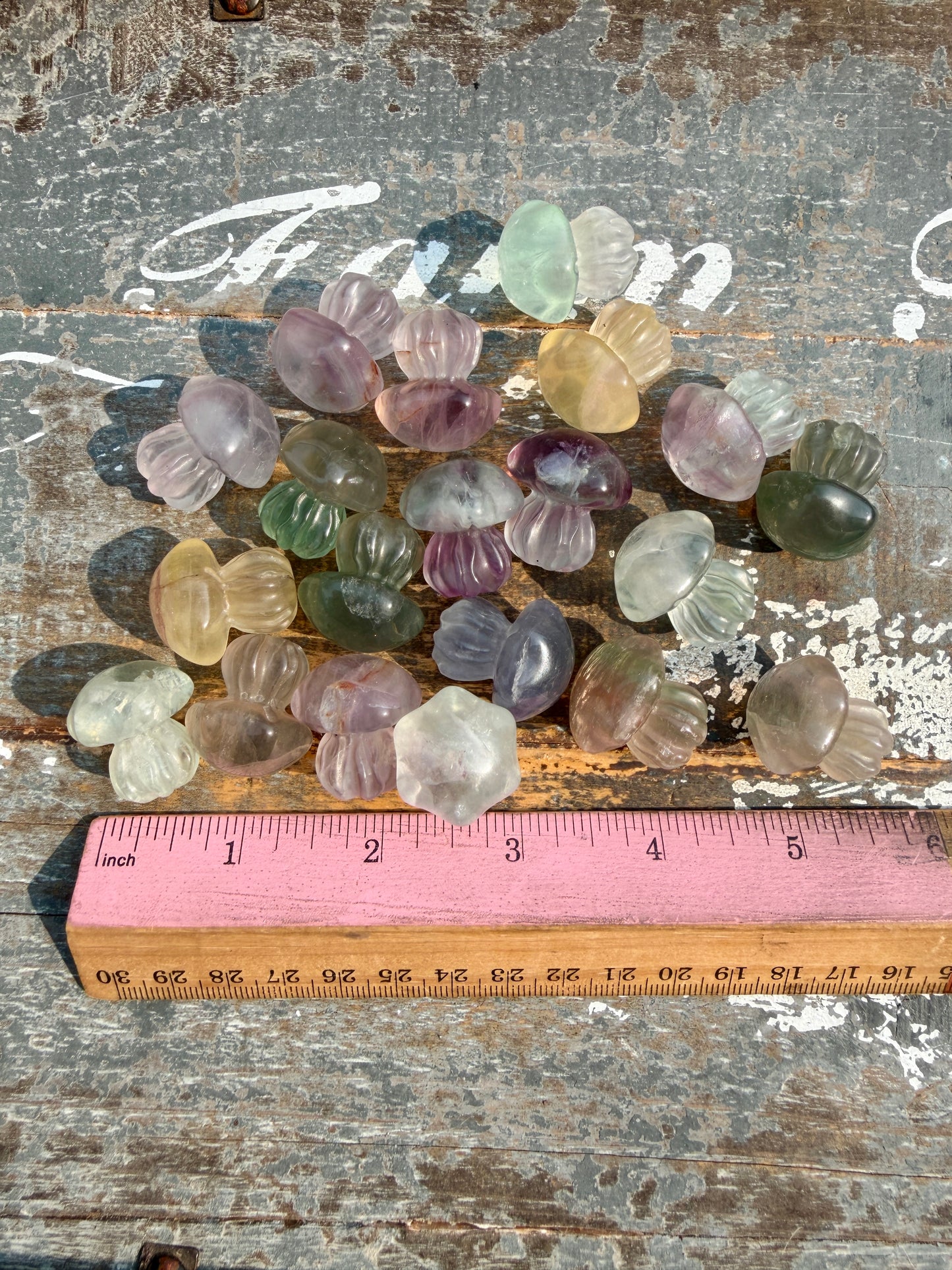One (1) Rainbow Fluorite Jellyfish | Intuitively Chosen