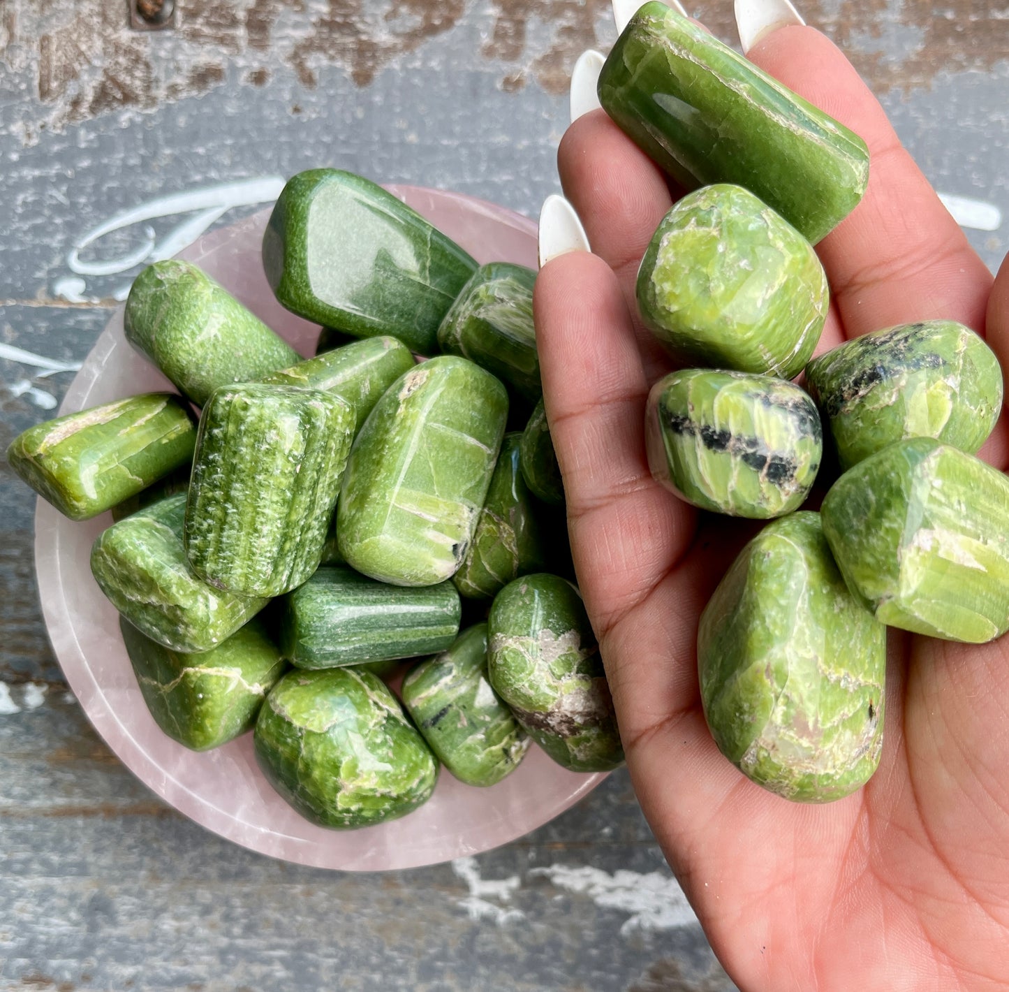 One (1) Gorgeous Tremolite Tumble from Pakistan, Intuitively Chosen (Copy)