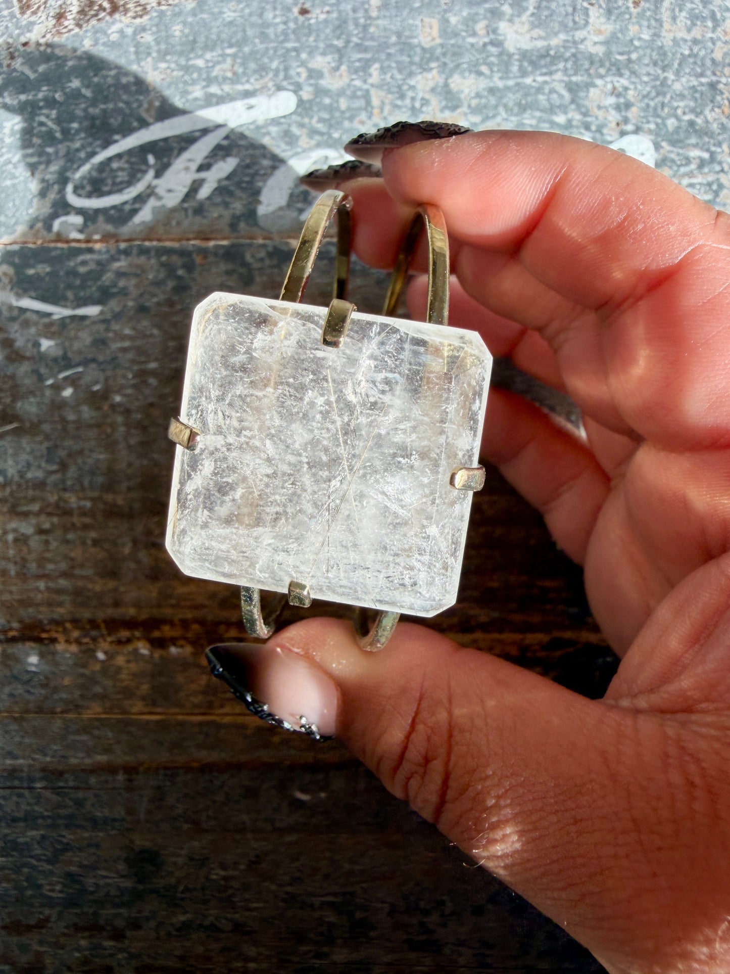 Gorgeous Rutile in Quartz Bracelet (only one)