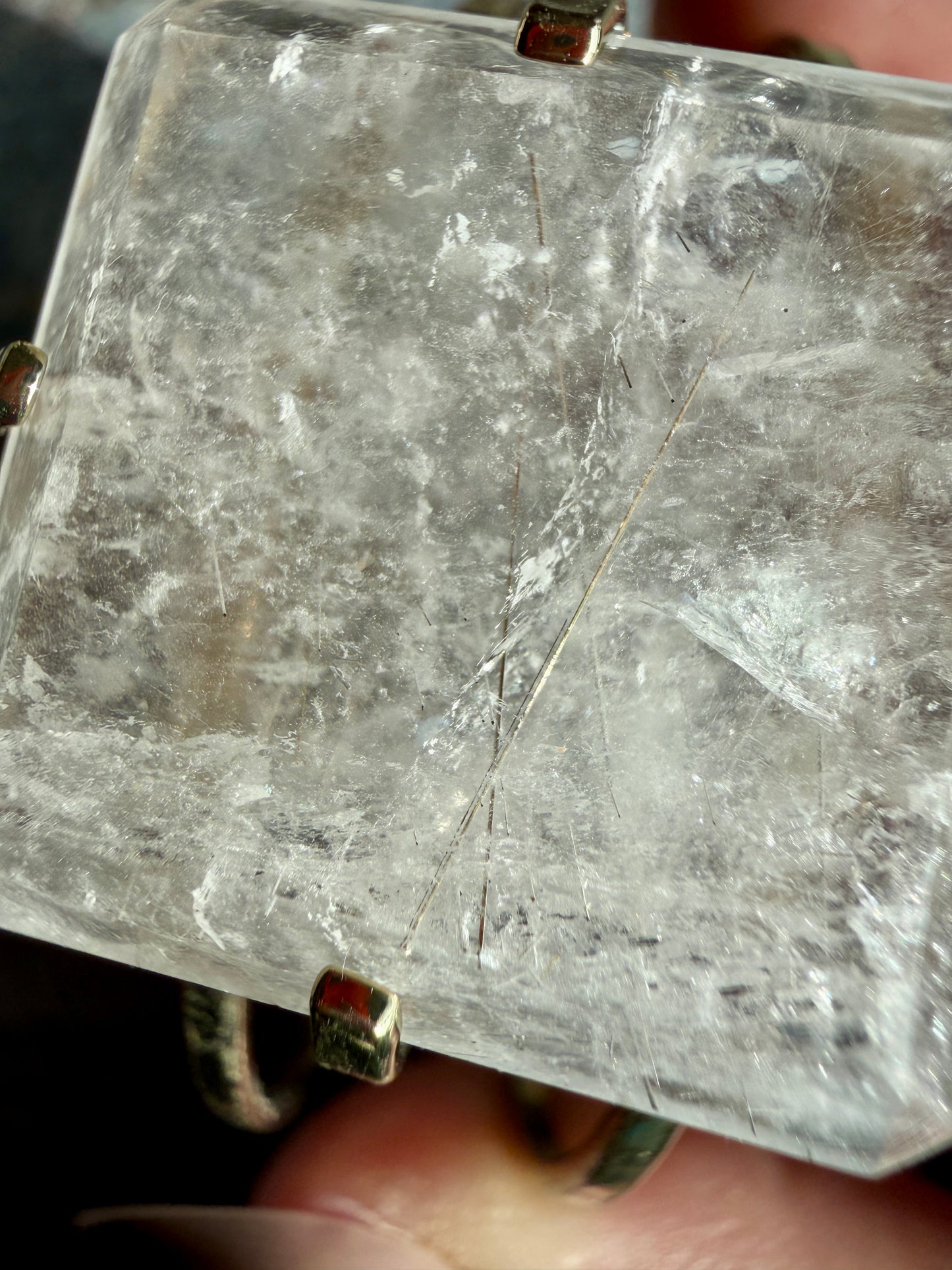 Gorgeous Rutile in Quartz Bracelet (only one)