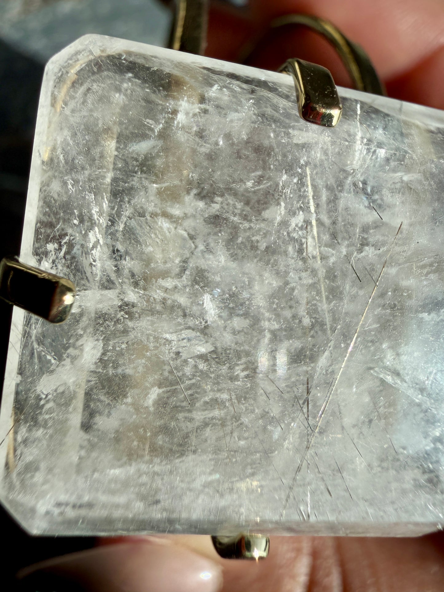 Gorgeous Rutile in Quartz Bracelet (only one)