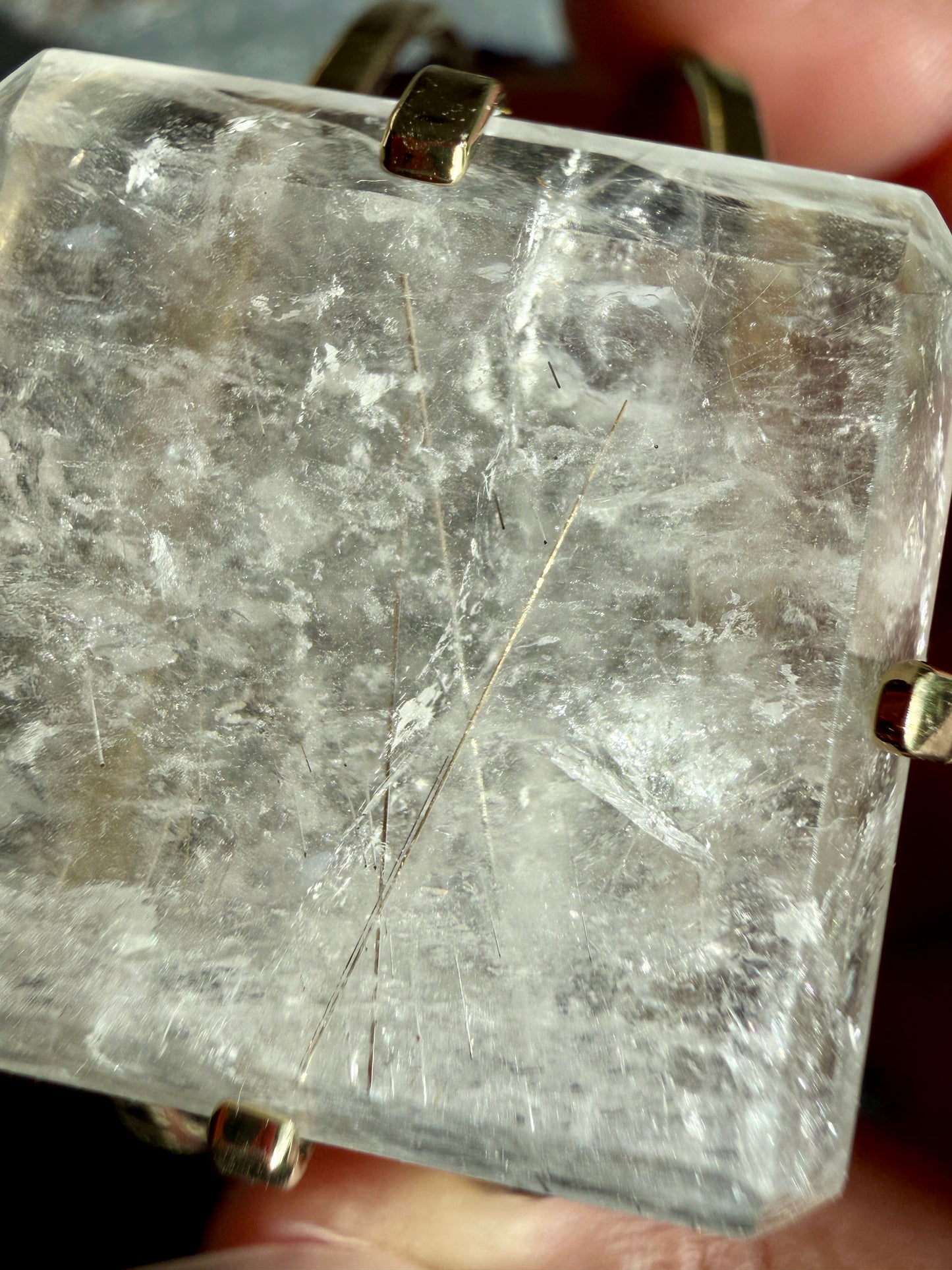 Gorgeous Rutile in Quartz Bracelet (only one)