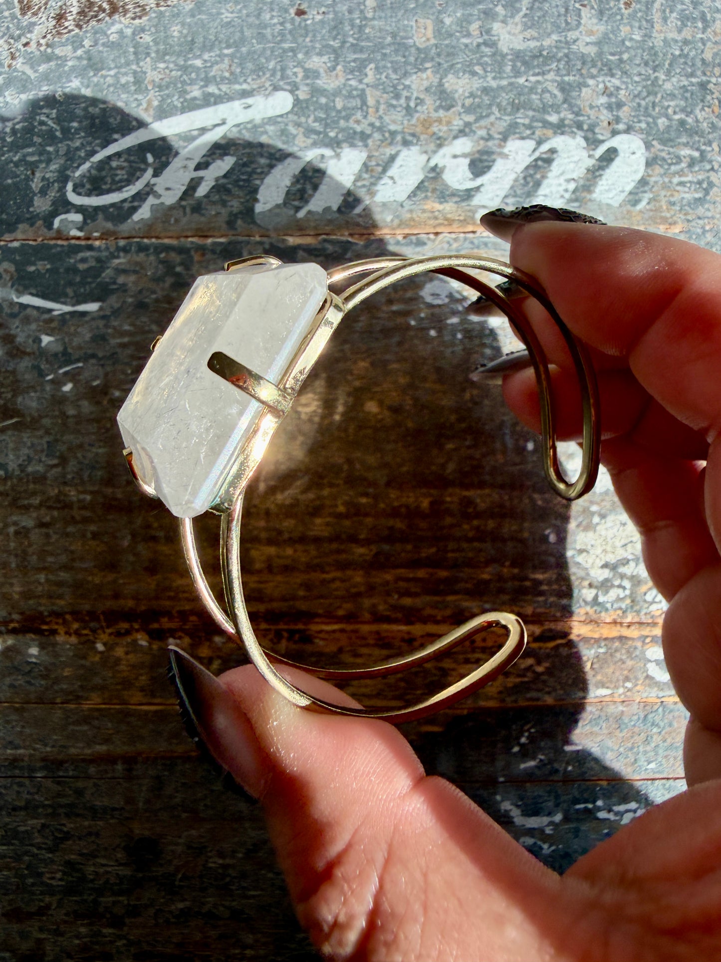 Gorgeous Rutile in Quartz Bracelet (only one)