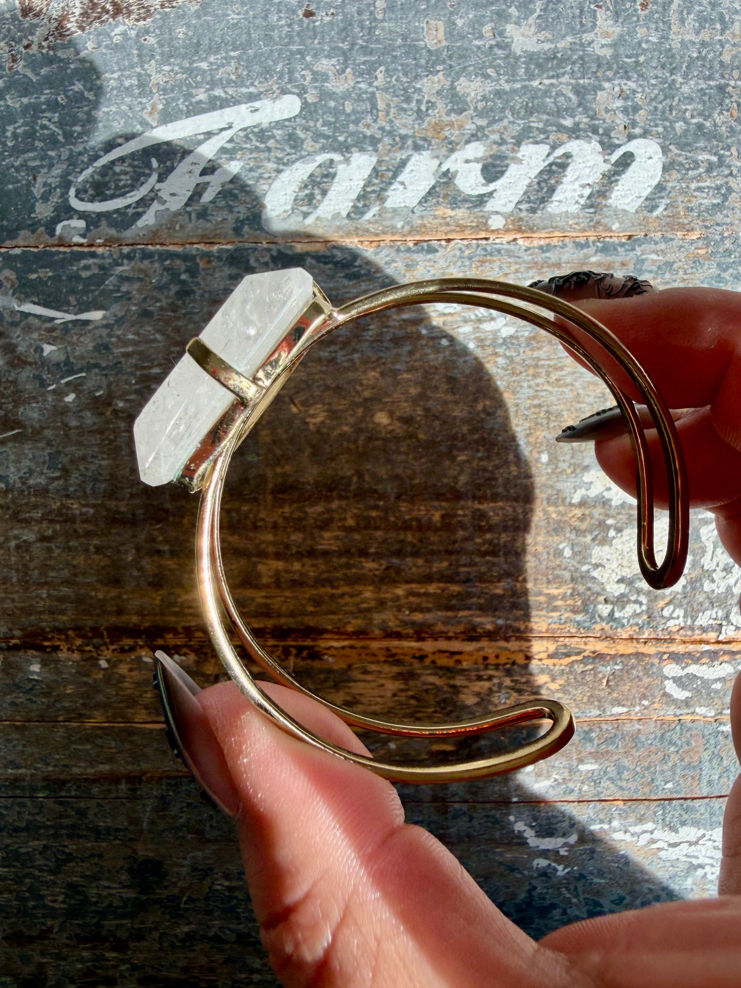 Gorgeous Rutile in Quartz Bracelet (only one)