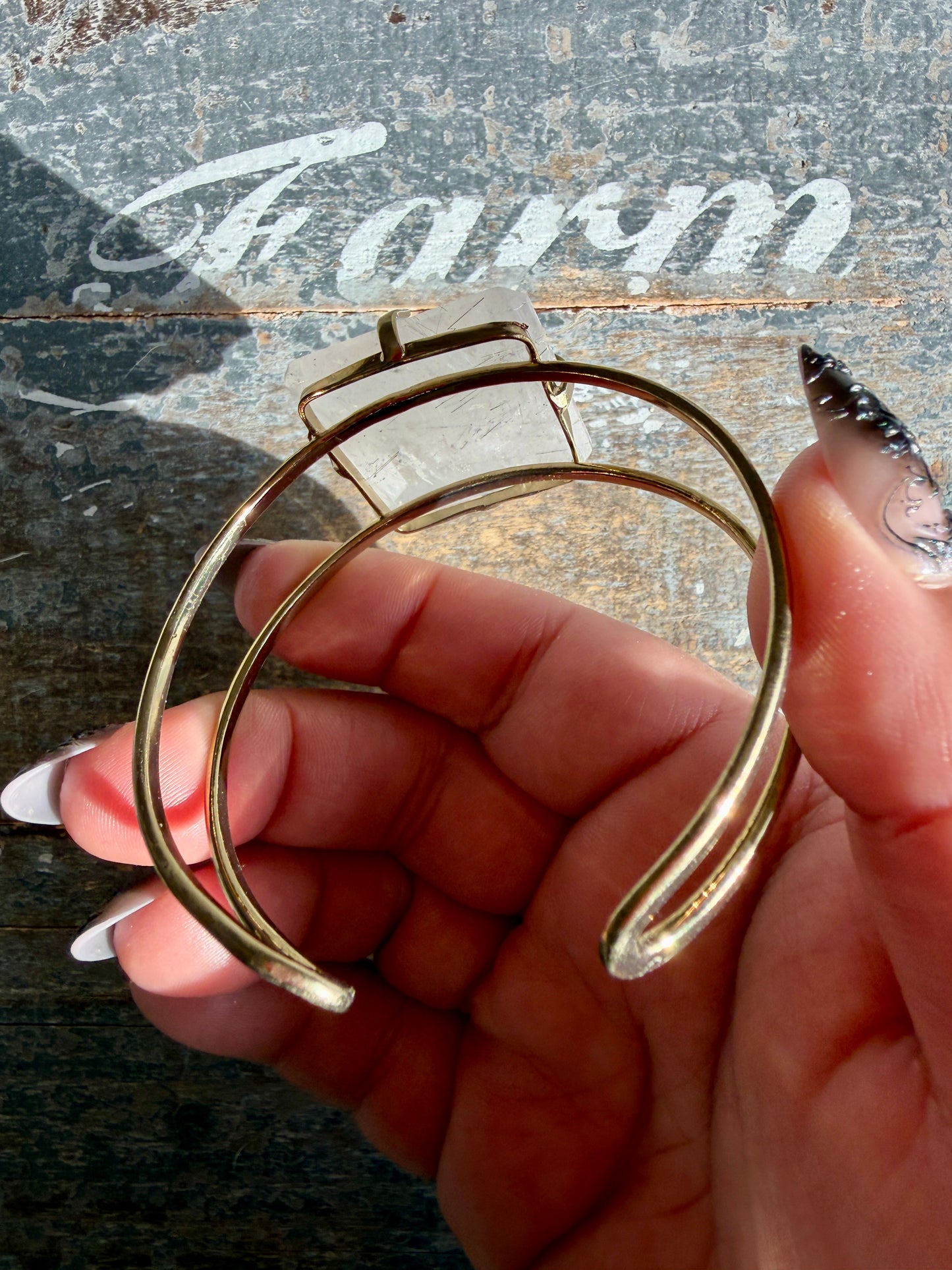 Gorgeous Rutile in Quartz Bracelet (only one)