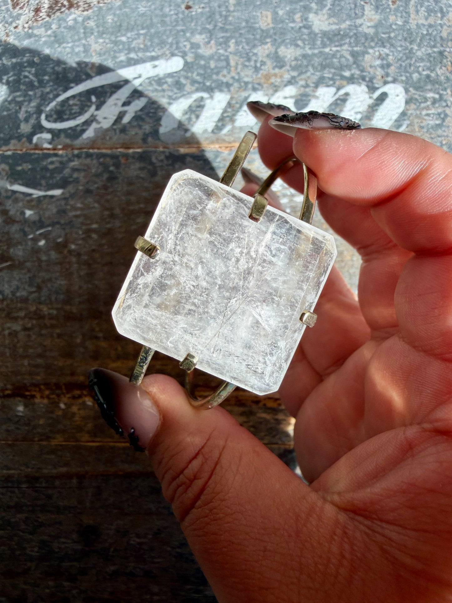 Gorgeous Rutile in Quartz Bracelet (only one)