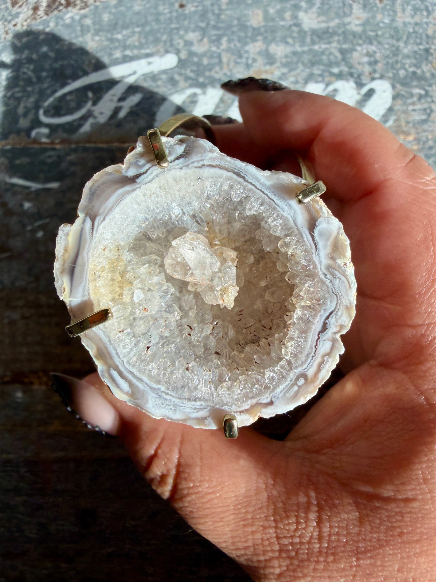 Druzy Agate Bracelet | Opt Q